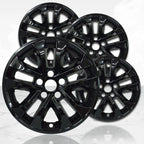 17" 4pc Gloss Black Wheel Skins (Set of 4) for 2019-20 Hyundai Santa Fe