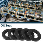 Set of 5 Oil Seal Rotary Shaft Seal NBR Rubber 28x48x8mm