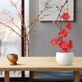 Set of 4 Artificial Silk Flower Bouquets for Home Party Decoration