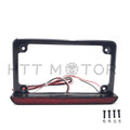 7"x4" License Plate Frame with 6" LED for Honda/Suzuki/Yamaha/Kawasaki/Harley