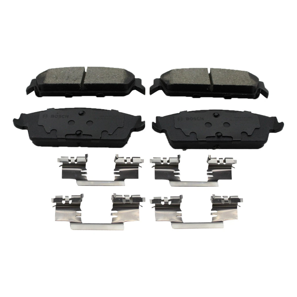 DuraGo Rear Rotors & Bosch QuietCast Brake Pads Kit for Sierra 1500, Tahoe