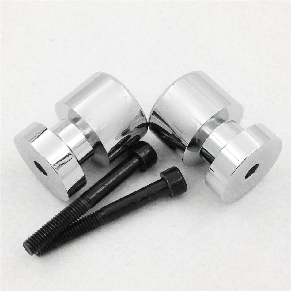 Chrome Swingarm Spools 6mm for Yamaha R1 YZF-R1 (1998–2015) / FZ-1 (2004–2015)