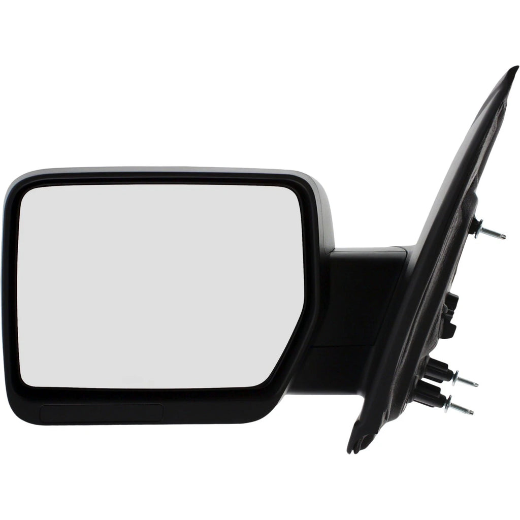 Power Mirror for Ford F-150 (2009–2010) Front Left Manual Folding Black