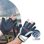Fisherman Glove for Five Oceans (Size XL, Black, FO3774)