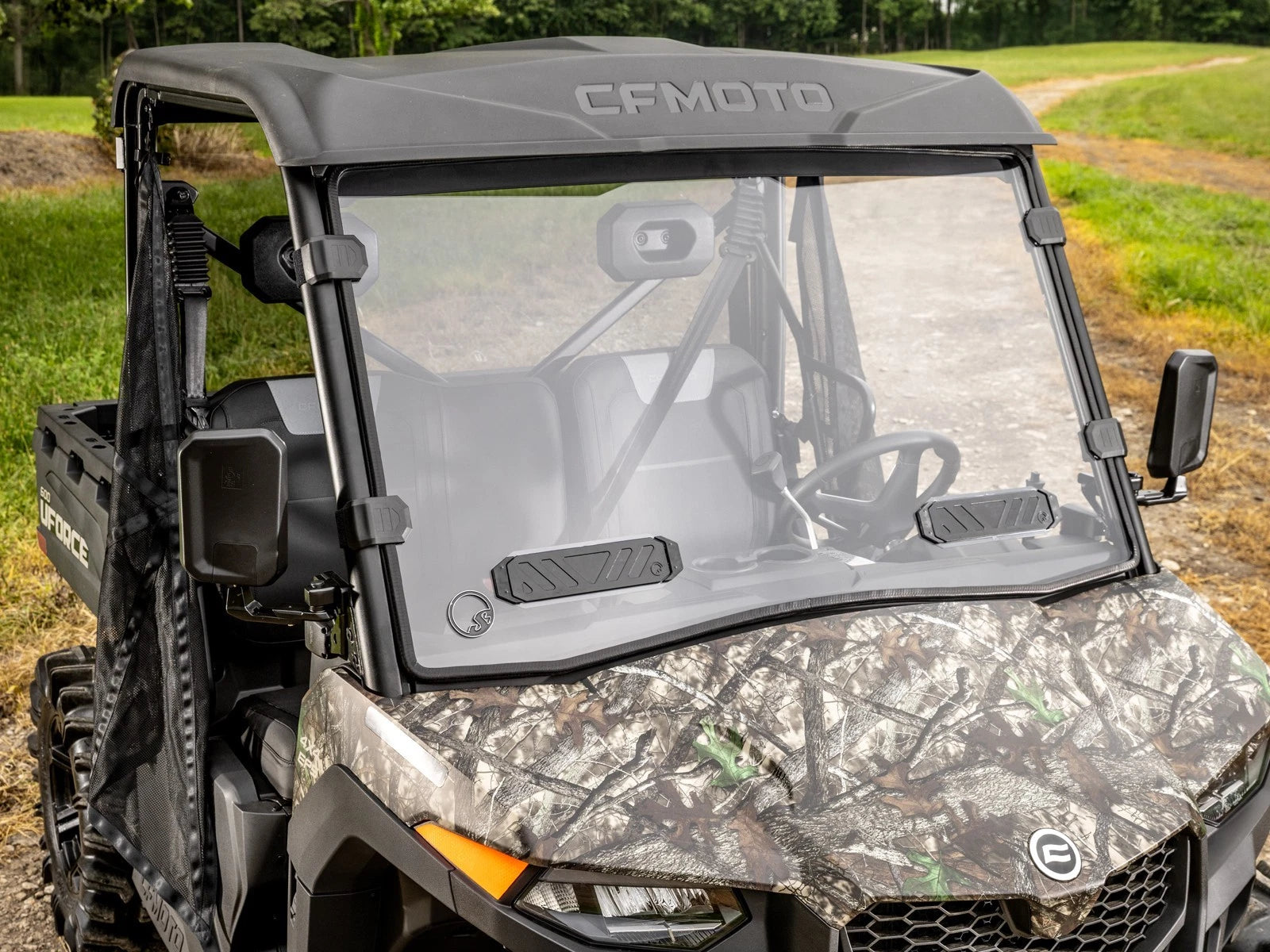 Vented Full Windshield for CFMoto UForce 600/800XL (2019–2023)