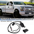 Set of 4 Auxiliary Dash Upfitter Switches for Ford F-250 F-350 Super Duty (2005–2007)