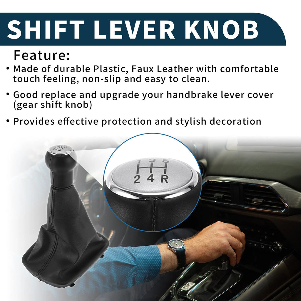 5 Speed Gear Shifter Knob with Cover No. 4B0863279A for Audi A6 (1997–2004)