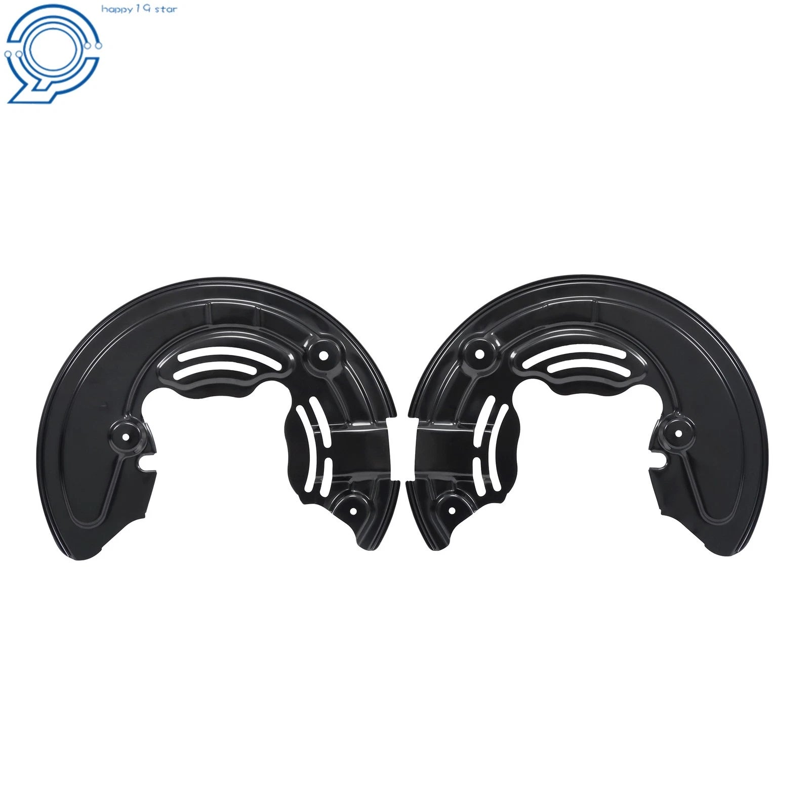 Pair Front Brake Dust Shields for Ford F-150, Lincoln (2007-2018)