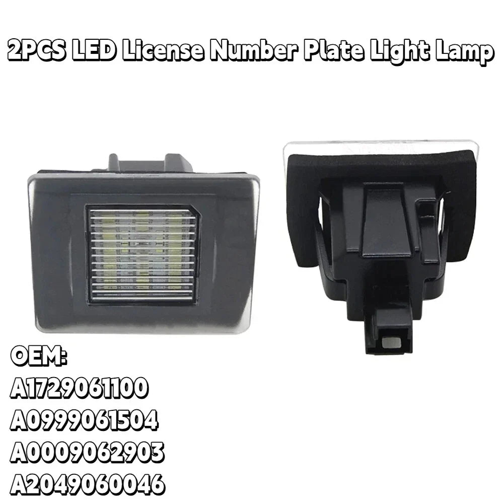 License Plate Lights for Mercedes Benz GL-Class X166 (2013–2019)