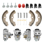 4X Front Brake Wheel Cylinders & Shoes Kit for Honda Foreman TRX450 (2000–2006)