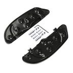 Chrome/Black Front Driver Floorboard for Harley Road King Glide (1986–2022)