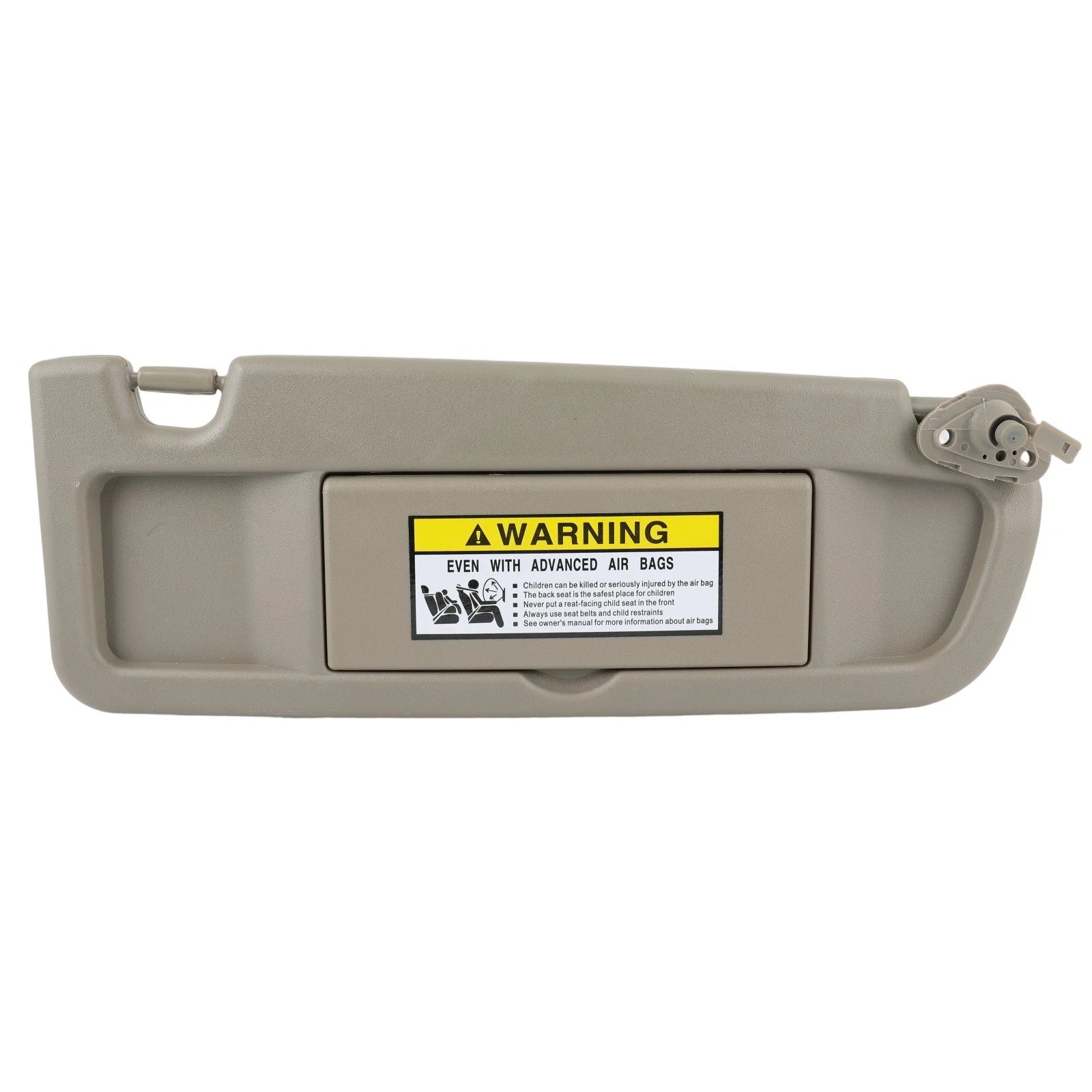 Passenger Side Sun Visor for Honda Civic (2009–2011) Warm Gray