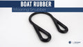 Set of 2 Rubber Mooring Snubbers for Marine Boat (28-1/2 inches)