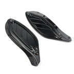 Black Windshield Air Deflector for Harley Touring FLHR FLHT CVO (96-13)