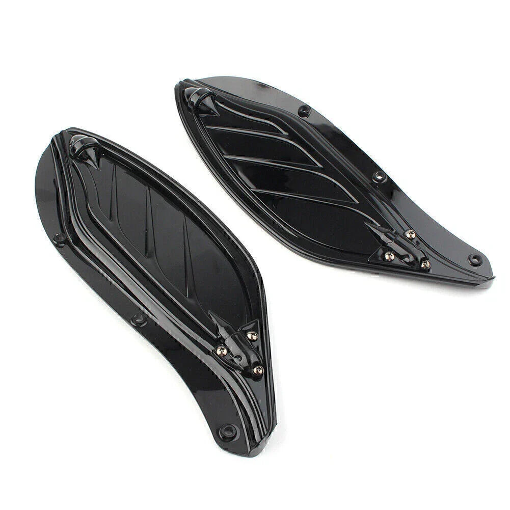 Black Windshield Air Deflector for Harley Touring FLHR FLHT CVO (96-13)
