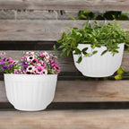Set of 2 Wall Hanging Planters for Indoor Outdoor Use