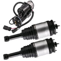 Pair Rear Shocks Struts& Air compressor Pump for Land Rover LR3 Disco 3 LR041110