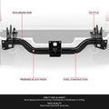 Class-3 Rear Bumper Trailer Tow Hitch Receiver for Ram 1500 (2019–2026) 68265142AD