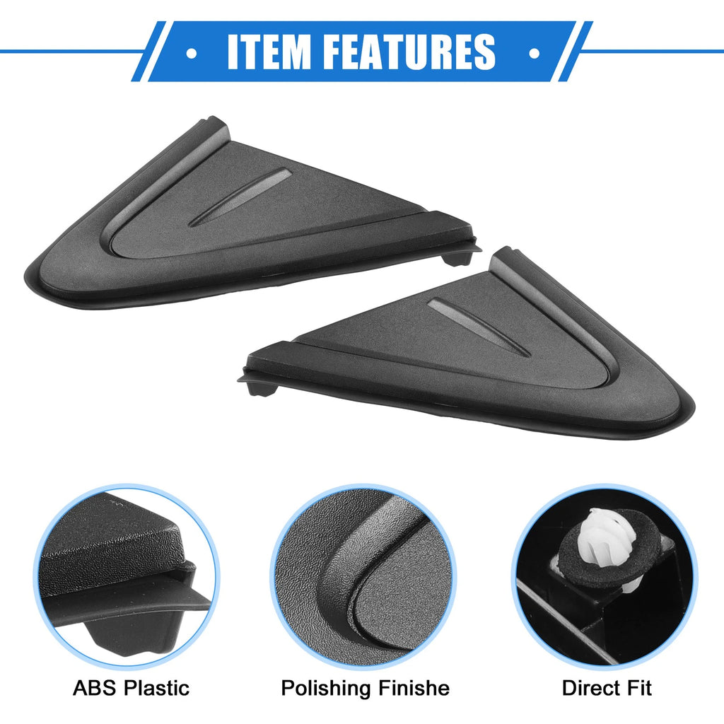 1 Pair Side Rear View Mirror Corner Triangle Trim for Toyota Corolla (2020–2021)