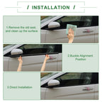 2X Rear Weatherstrip Window Seal No. 72950TLYH01 for Honda CR-V 