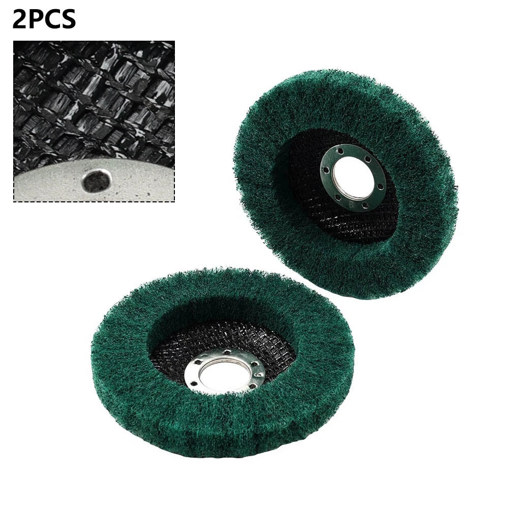 4-1/2" Nylon Fiber Flap Polishing Wheel Disc for Angle Grinder (180#)