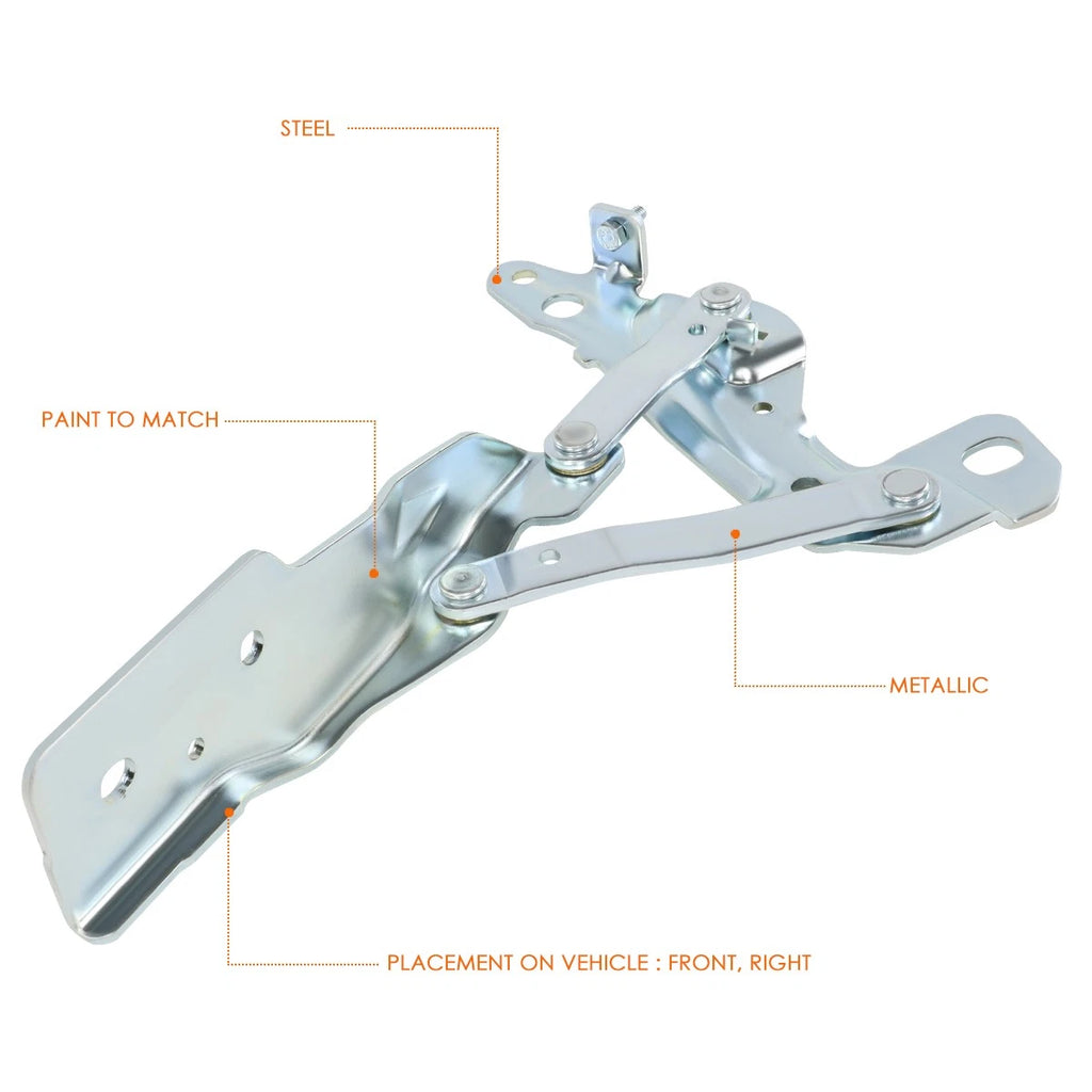 RH Steel Engine Hood Hinge for Jeep Compass (2011–2017)