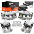 Set of 12 Ceramic Brake Pads and Calipers for Ford F-150 (2010–2011)