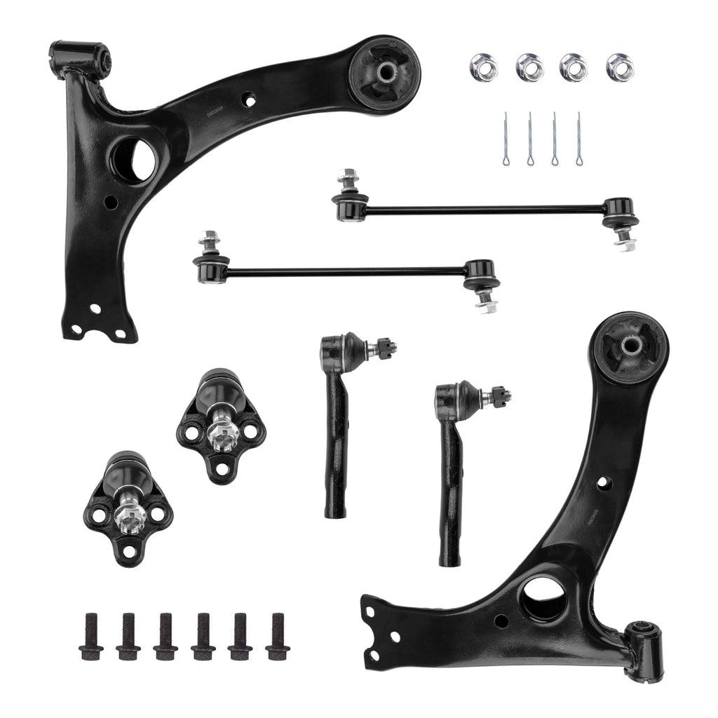 Front Suspension Ball Joints and Tie Rods for Toyota Corolla (2003–2008)