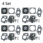 Set of 4 Carburetor Repair Kits for Kawasaki TD24 TD25 TD33 TD40 TG20 TG24 TG25 TG33