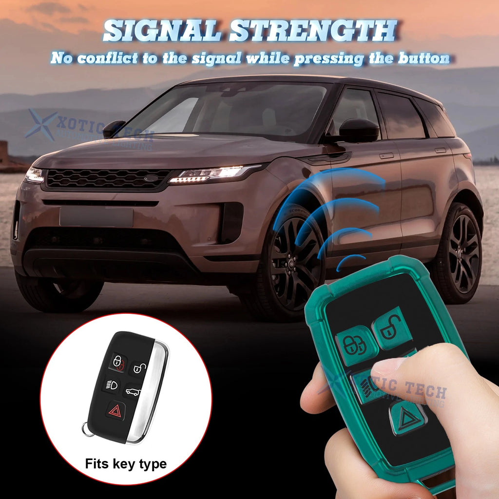 Soft TPU Remote Key Fob Skin Case for Range Rover Discovery (2015-2022)