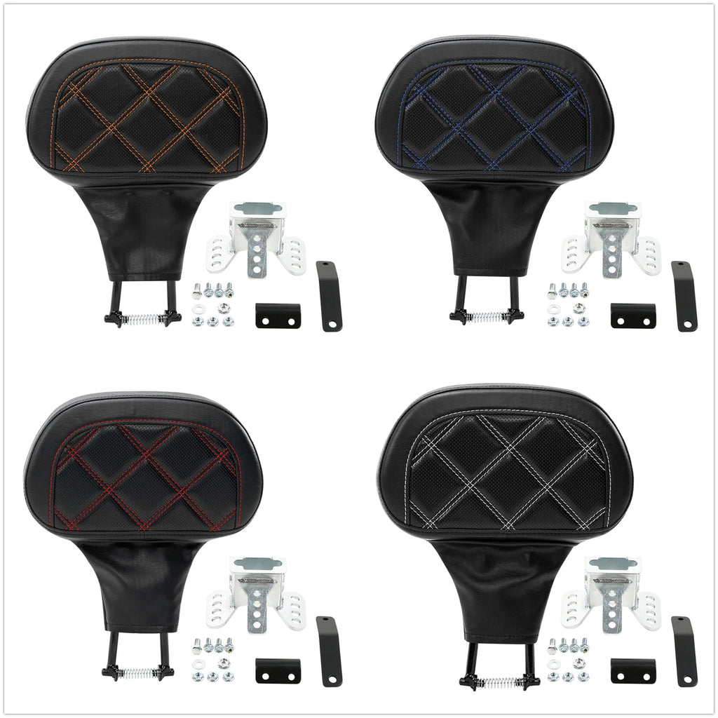 Driver Backrest Pad for Harley Touring CVO Road Street Glide (1988–2023)