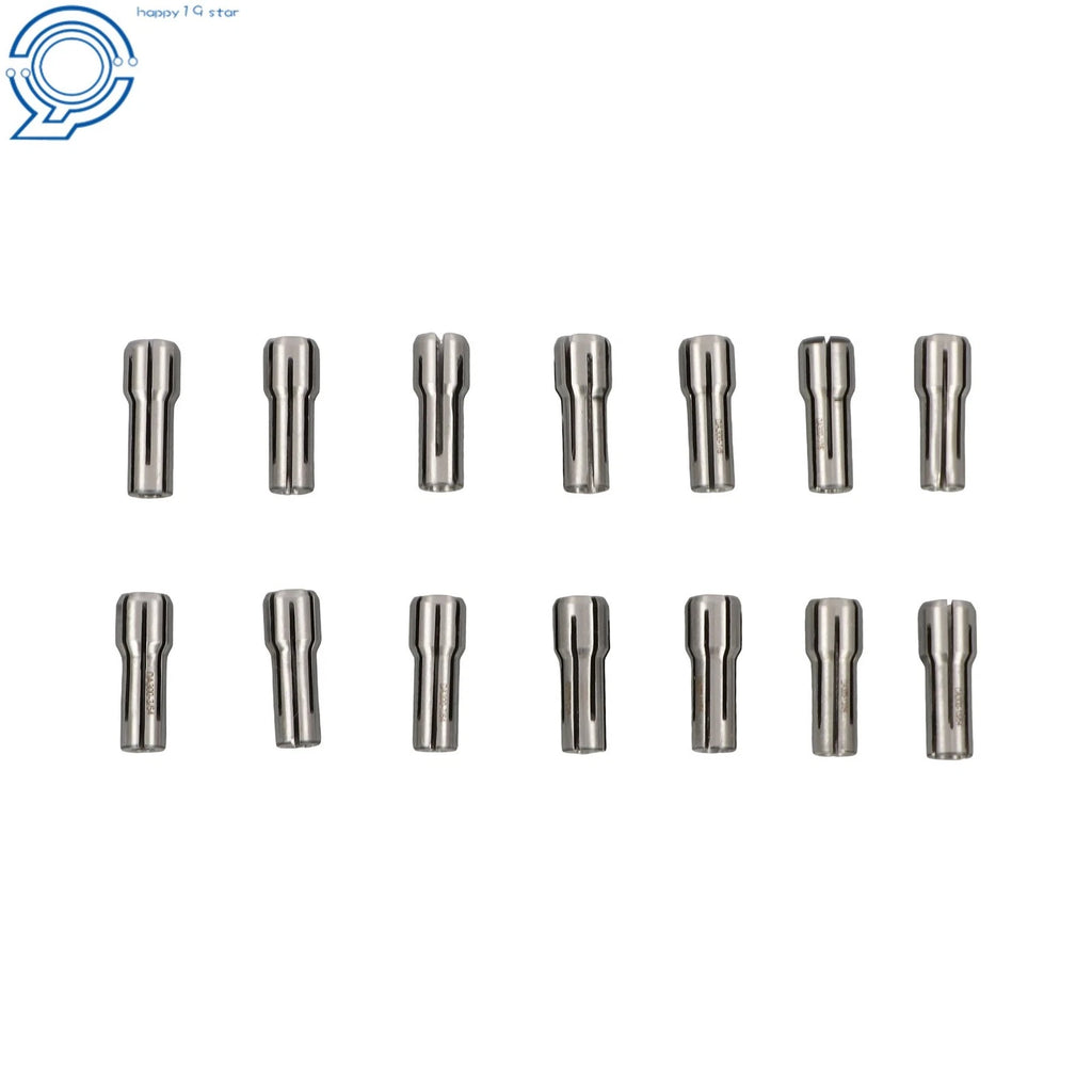 14 Pack Double Angle Collets for Tool Holder (3/64 to 1/4 Inch)