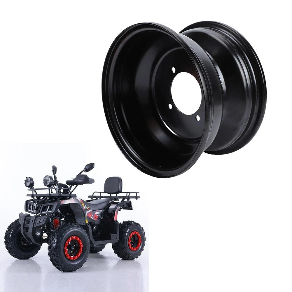 19x7 008 Front Wheel Rim for ATV Off Road Buggy (Steel Alloy, 4 Hole)