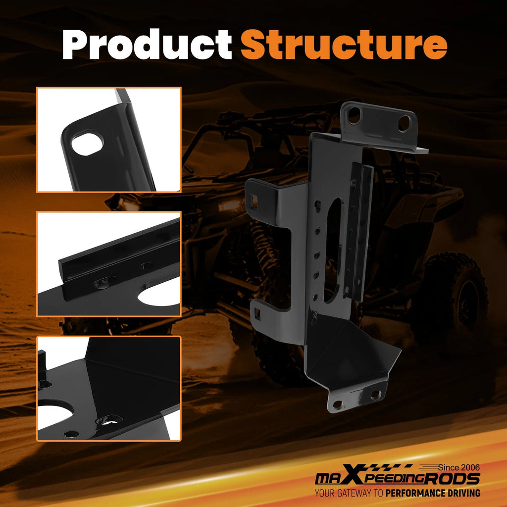 Winch Mount Kit for Polaris Ranger UTV 400 500 570 800 (2010–2022)