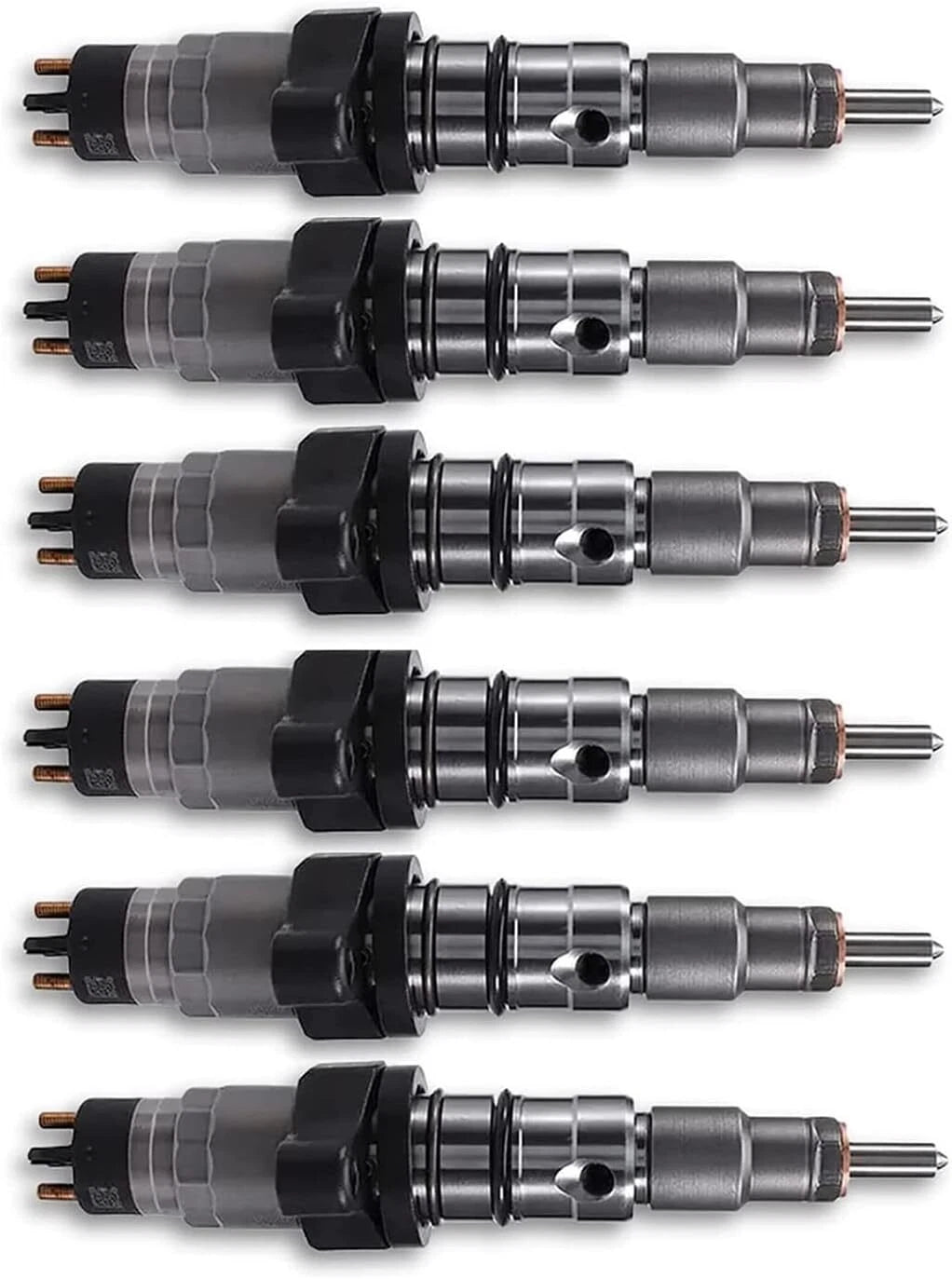 Set of 6 Diesel Fuel Injectors 0445120273 5263307 for Cummins ISDE6.7 (2007–2018)