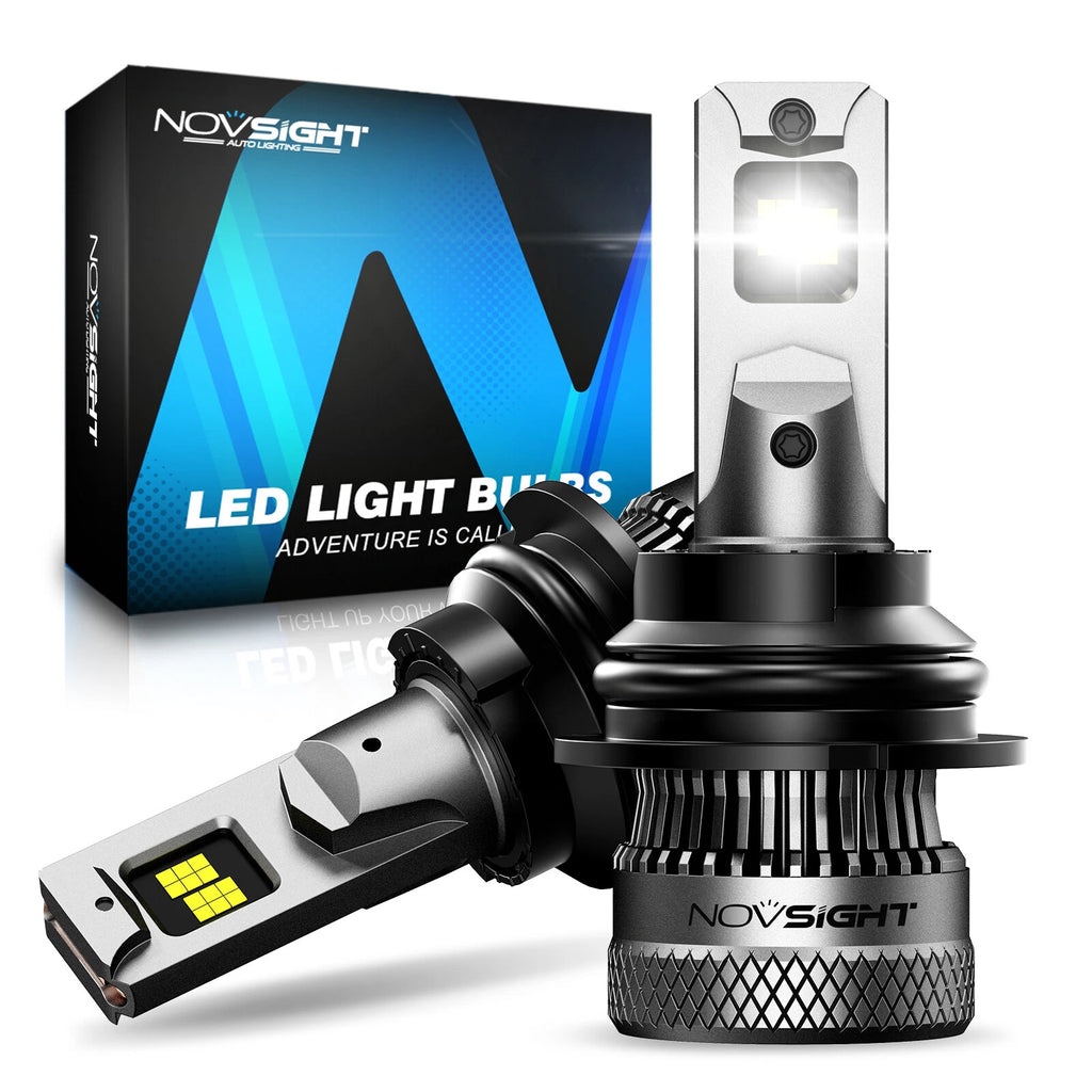 2X 9004 LED Headlight Bulbs 200W 40000LM 6500K for