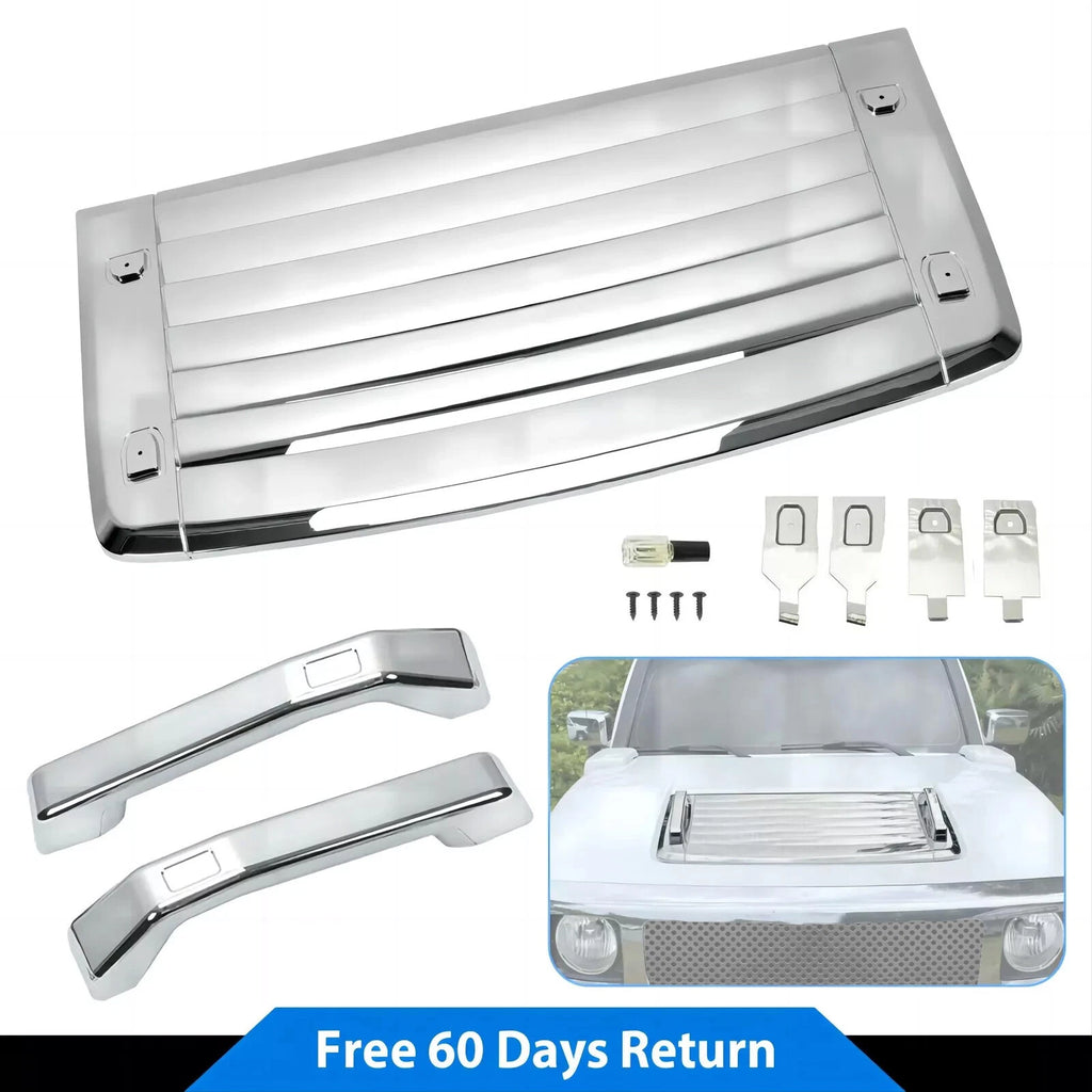 Louver Hood Air Deck Vent Grille Panel with Handle for Hummer H3 (2006–2010)
