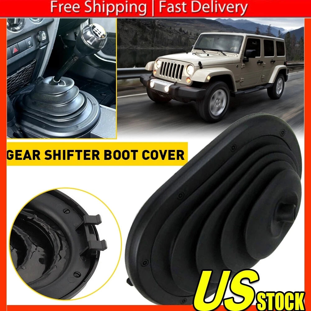 Manual Transmission Gear Shifter Boot for Jeep Wrangler JK (2007–2010)