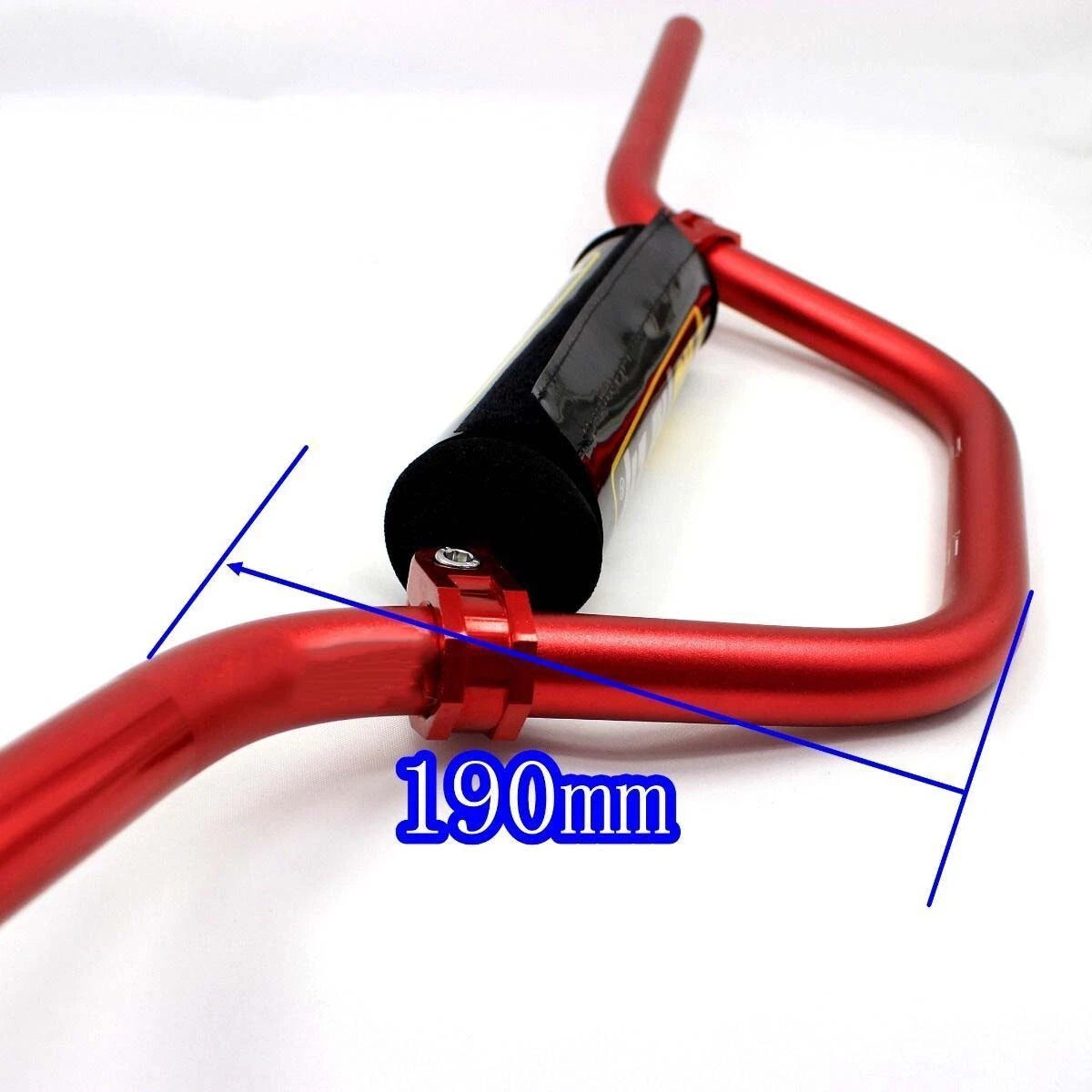 High Rise Handlebar for Kayo Apollo BSE Dirt Bike (7/8", Red)
