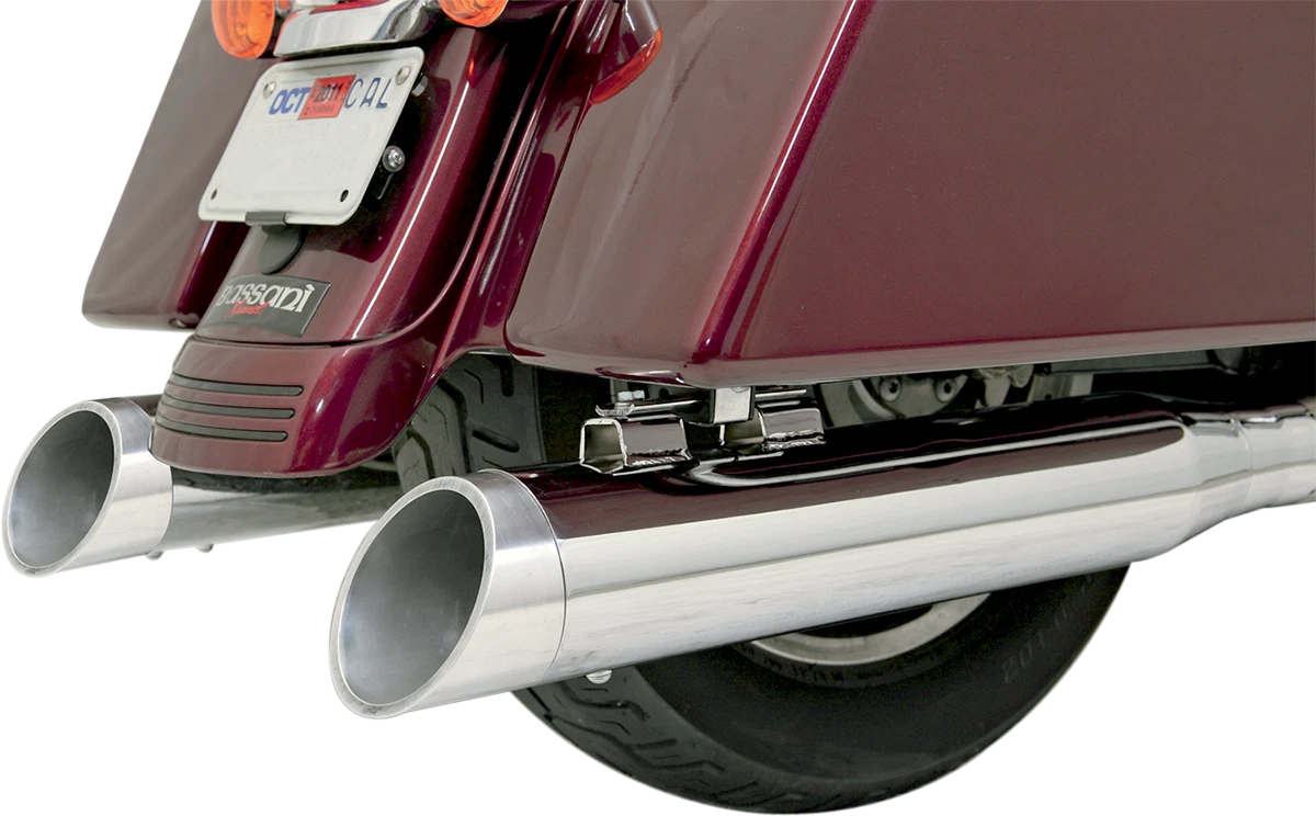 4" Polished Slash End Cap for Bassani Exhaust BE40S