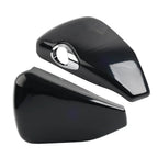 Vivid Black ABS Battery Covers for Harley Sportster XL883 1200 (2014-2022)