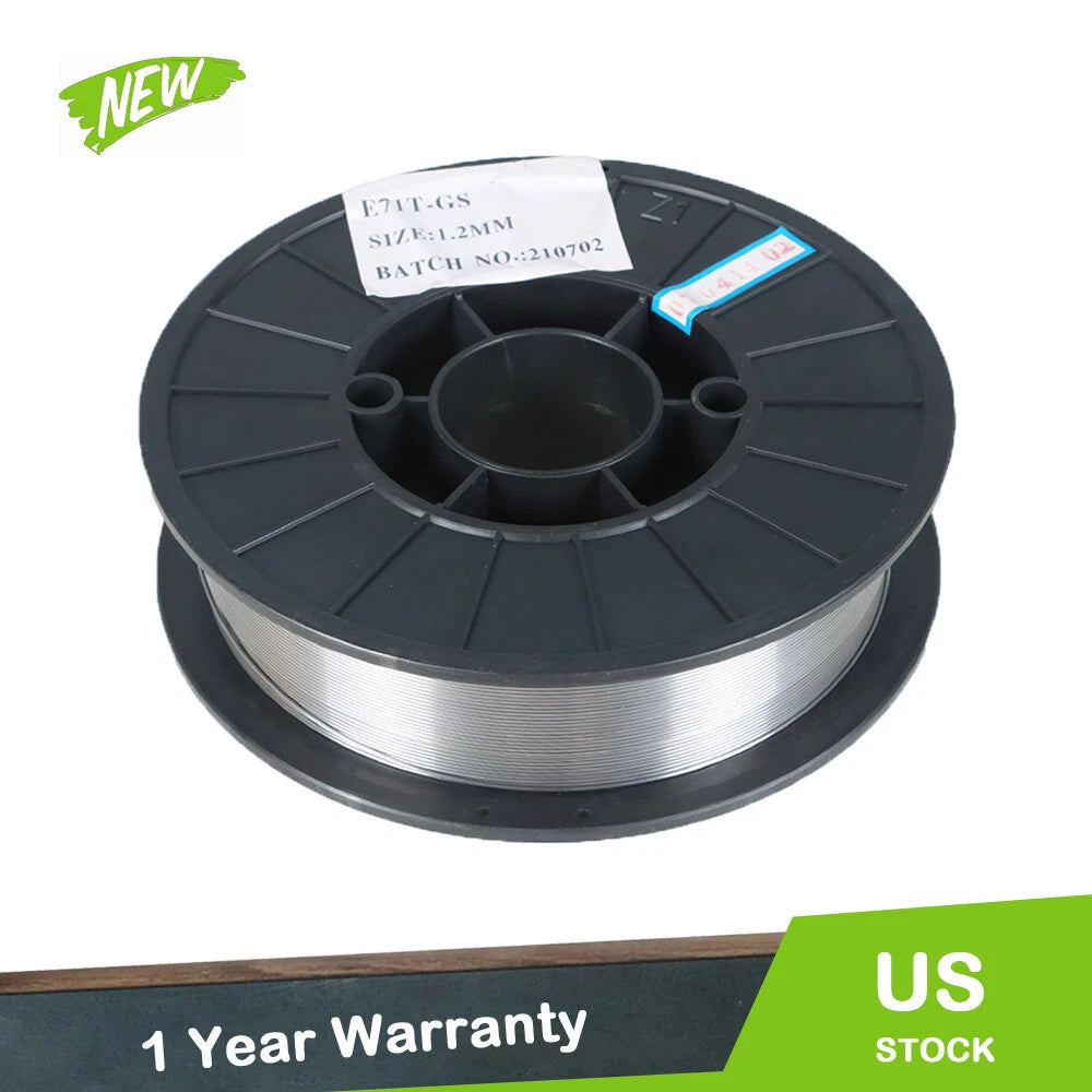 E71T-GS 0.045" 1.2mm Gasless Flux Core MIG Welding Wire (10lbs)