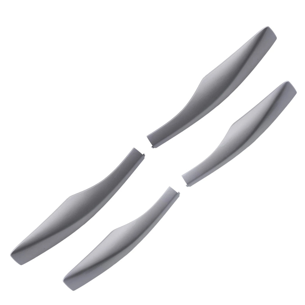 Set of 4 ABS Roof Rail End Covers for Lexus RX RX350 (2010–2015) Silver