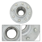 Set of 4 Galvanized Trailer Hub Kit for 7000lbs Axle (Year Range)