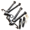 HTTMT Foot Pegs for Suzuki GSXR1000 (2007–2008) Black Rear Passenger Bracket