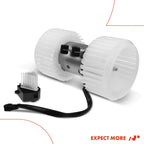 2Pcs HVAC Heater Blower Motor & Resistor Kit for BMW E39 525i (2001–2003)