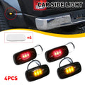 4X Amber Red Side LED Smoked Marker Light for Dodge RAM 2500 3500 (2003–2018)