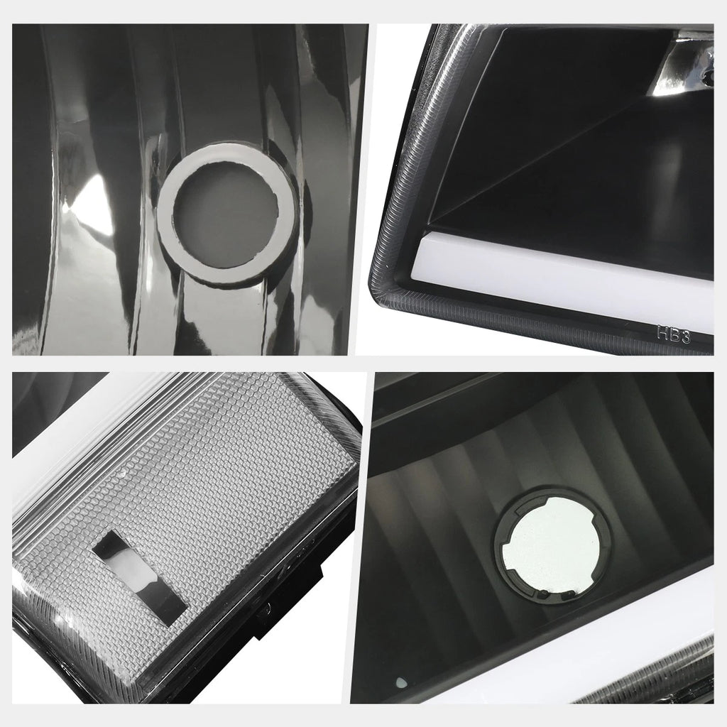 OE Style LED DRL Headlights for Silverado 1500 2500 3500 (2003–2006)