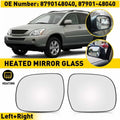 Heated Side Mirror Glass for Lexus RX300 RX330 RX350 RX400H (2004–2009)