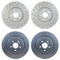 Brake Rotors Kit (Front 360mm & Rear 330mm) for Mercedes R172 SLC43 AMG (2011–2020)